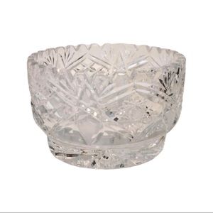 ABP Vintage Heavy Incised 6” Decorative Crystal Bowl